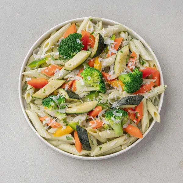 Creamy Pesto Primavera Pasta